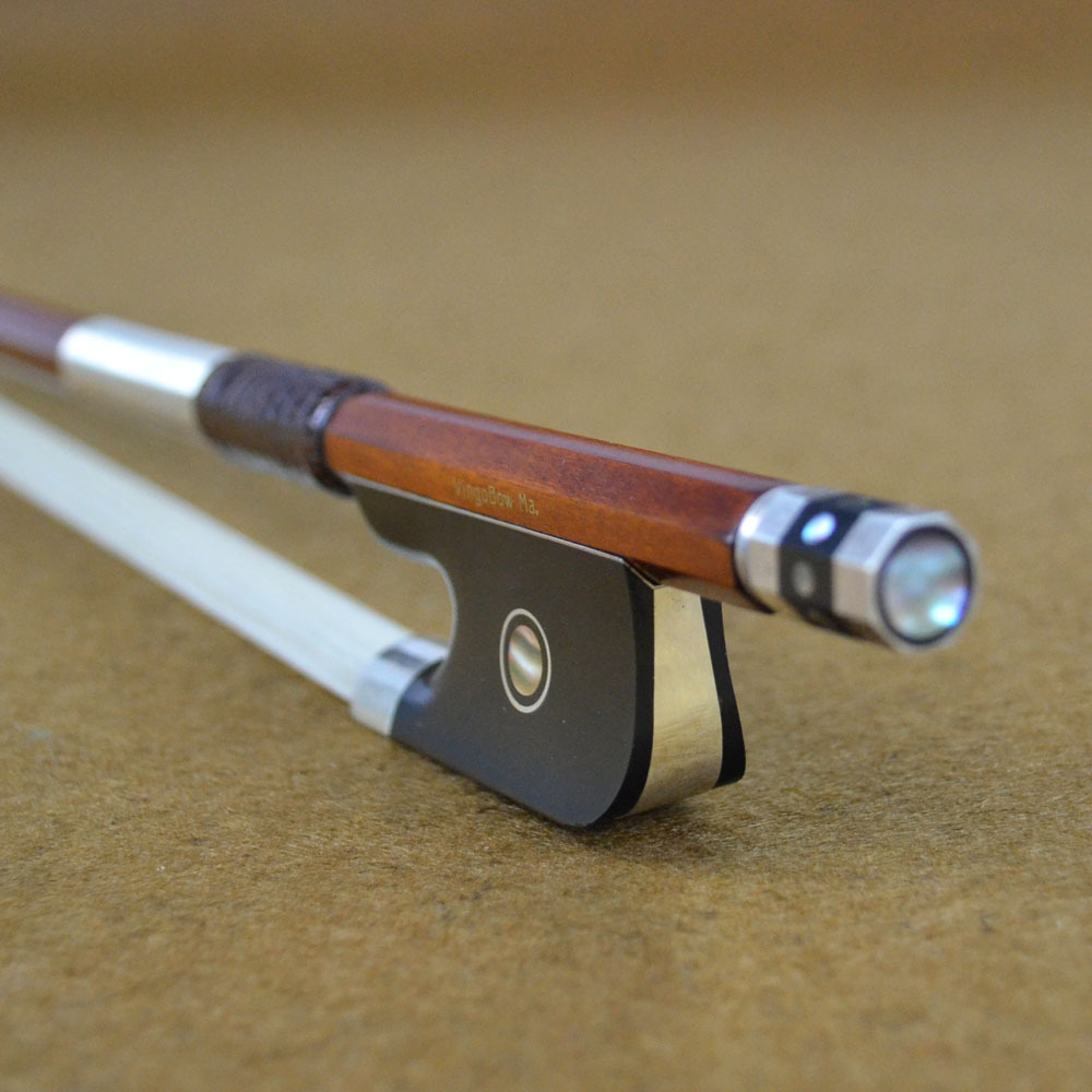 Top Model Pernambuco Cello Bow Master Level Pure Silver Mounted Well Balanced