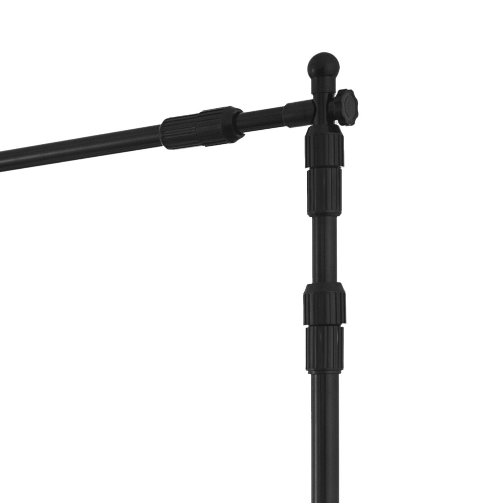 8x10Ft Banner Stand Heavy-Duty Backdrop Telescopic Adjustable Repeat Step w/ Bag