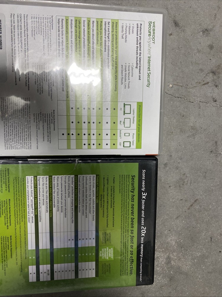 Webroot Software Internet Security Plus + Advanced Security For Pc, Mac + Phones