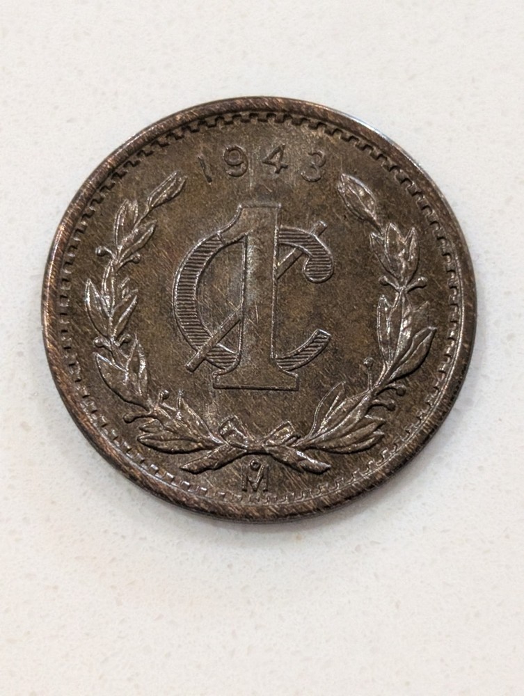 1943 - Mexico One Centavo - C 4