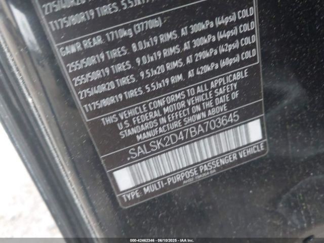 ROVER SPT 2011 Transmission Shift 937842