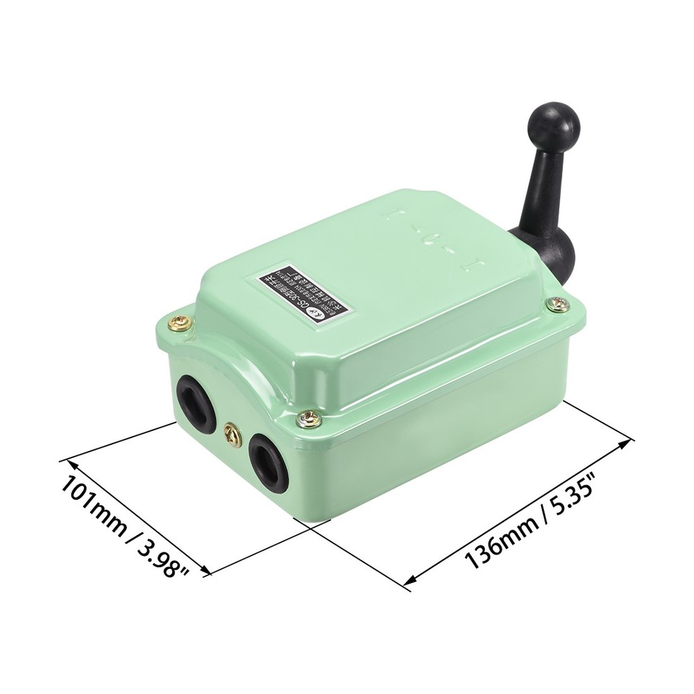 Drum Switch QS-30 3 Positon Forward/Off/Reverse Motor Control 30A