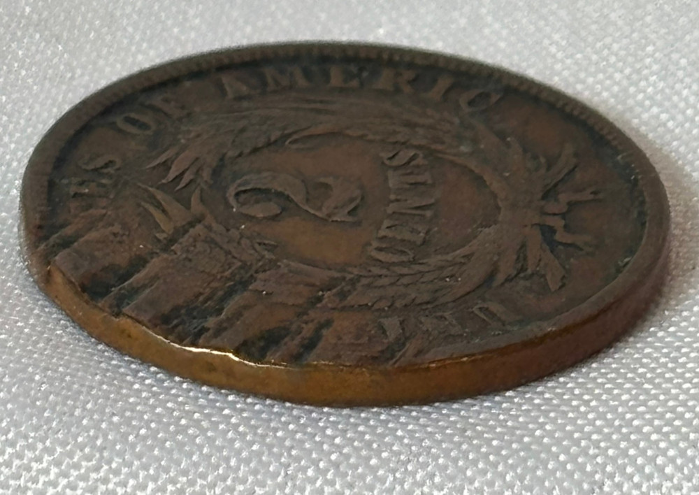 1865 Two Cent Piece Coin