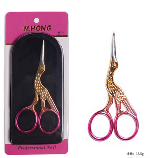 Vintage Style Mini Crane Bird Scissors.