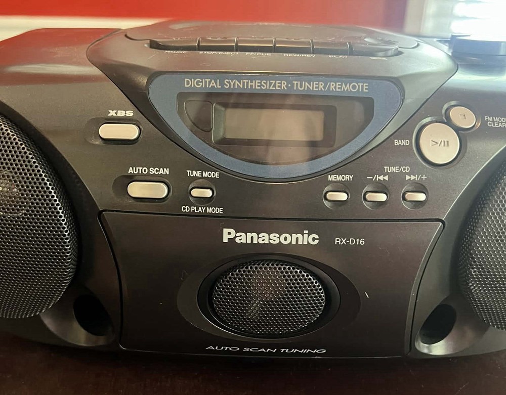 Panasonic RX-D16 Portable Stereo CD System Cassette Player Tested!