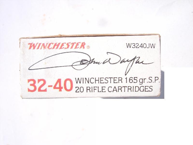 John Wayne 32-40 Winchester Cerdboard Box