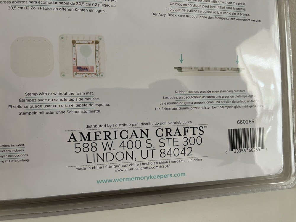 We R Memory Keepers Precision Press Advanced 5-Piece Scrapbooking Card Making