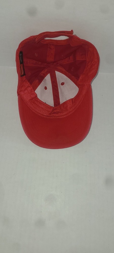 Nike Toddler Hat Cap Adjustable Strapback Black On Red