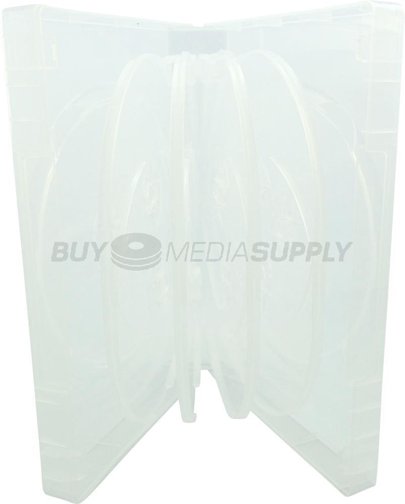 33mm Clear 10 Discs DVD Case Lot