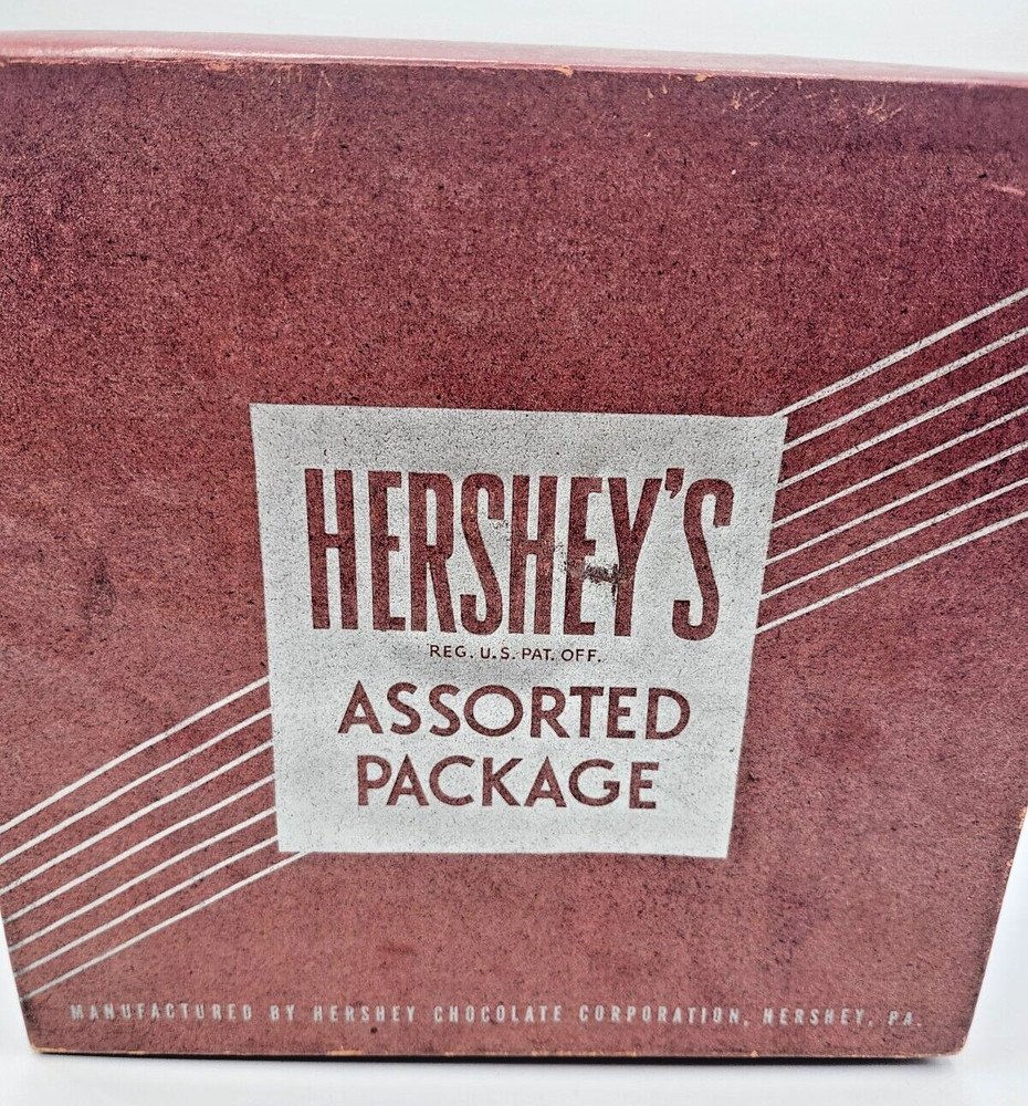 Vintage Hershey's Assorted Package Empty Candy Cardboard Box