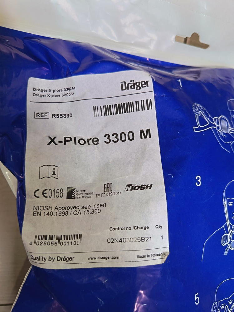 Drager X-plore 3300 Double Filter Semi Mask