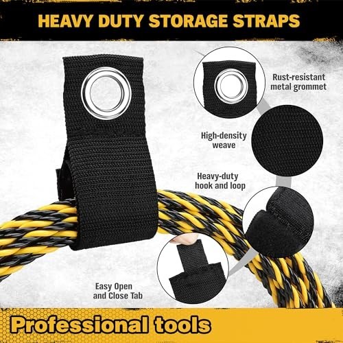 12-Piece Heavy Duty Pegboard Hooks & Straps - Organizer Accessories for Tools, D