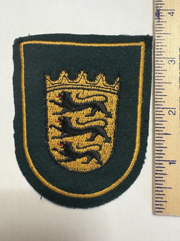 Baden Wurttemberg Polizei Patch ~ Germany ~ Felt