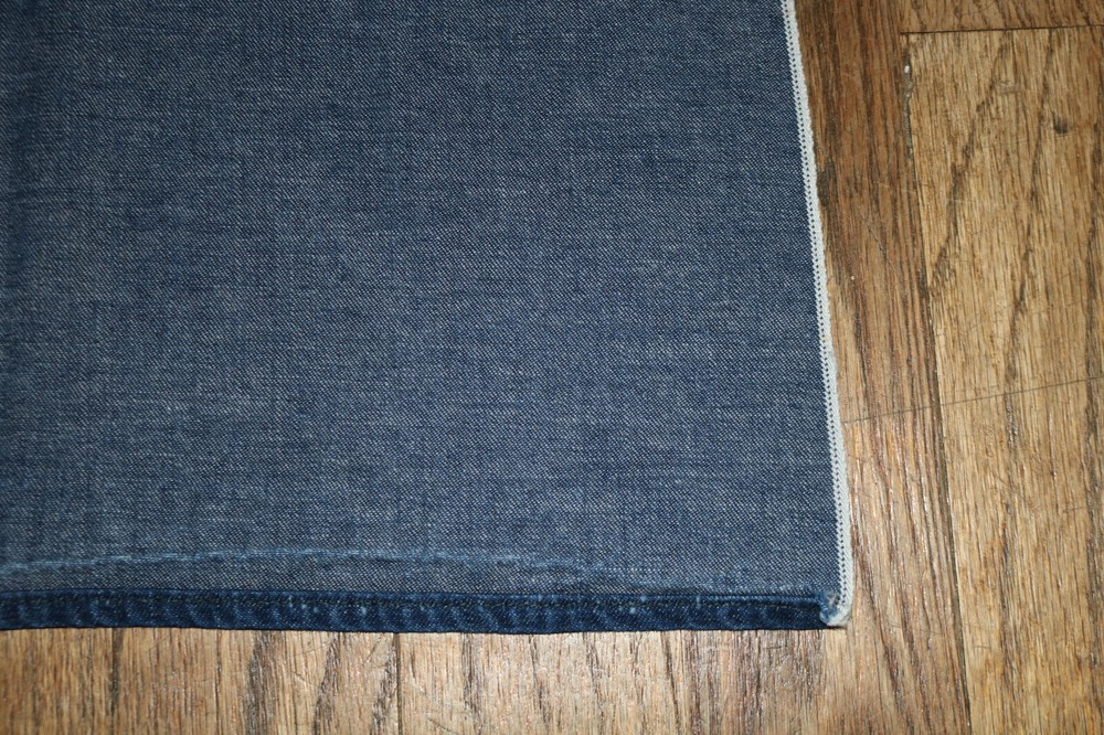 selvedge edge blue denim work apron