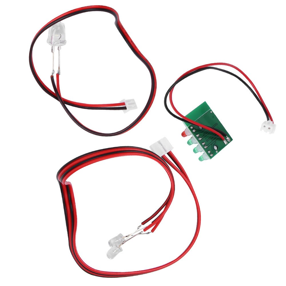 LED Lights Set With Switch Fit For 2011-5 RC Boat Upgrade Accessory FD