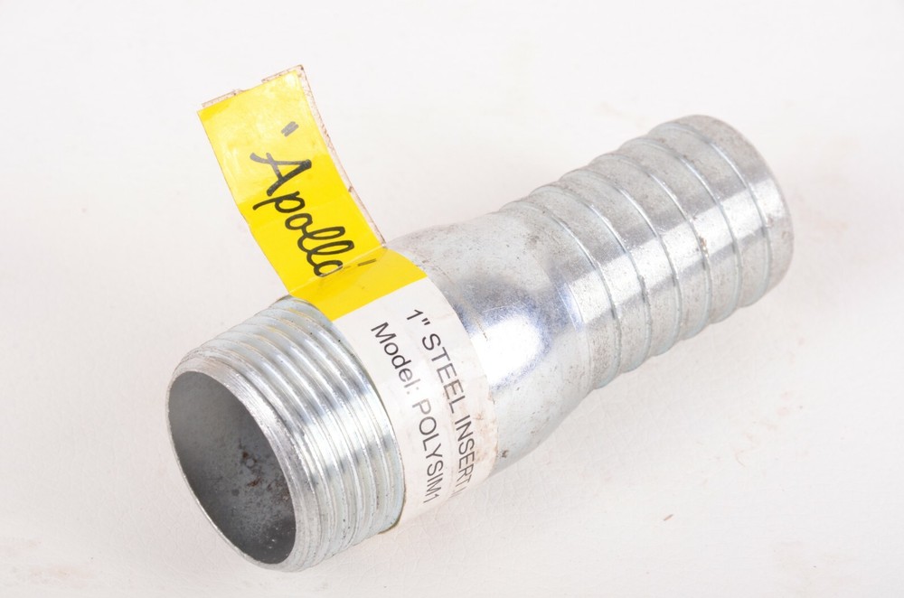Apollo 1" Steel Insert Male Adapter (POLYSIM1)