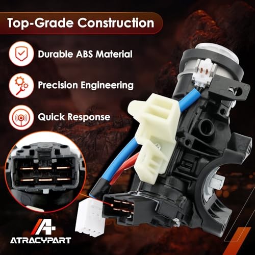 Ignition Lock Cylinder Switch & Cylinder Housing, with Keys, Assembly