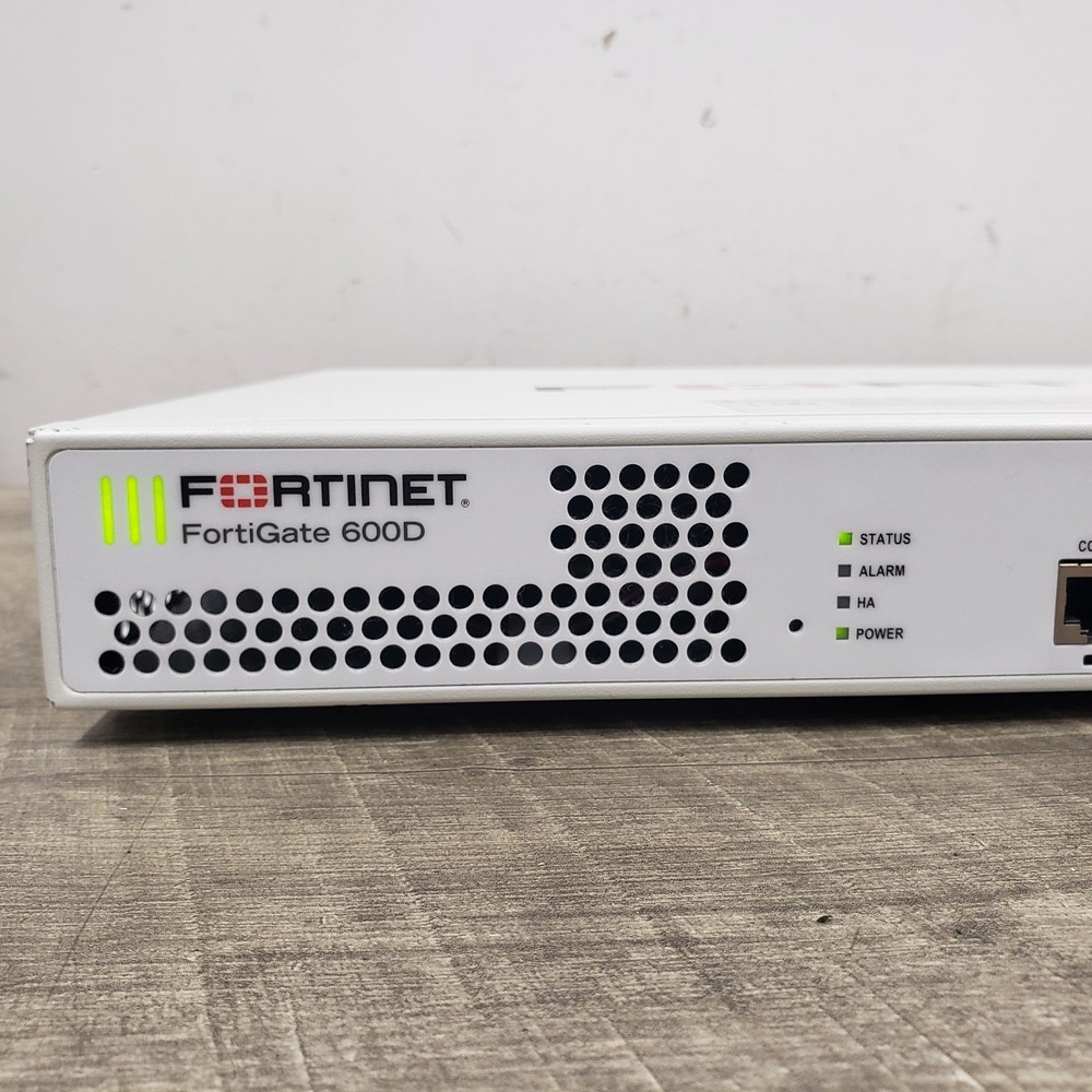*Powers Up* Fortinet FortiGate 600D Network Security Firewall Appliance Switch
