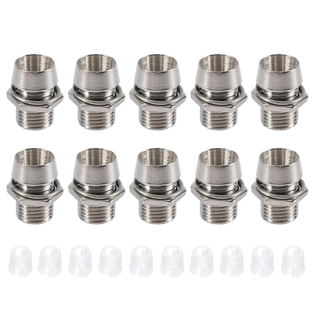 Heavy-Duty Chrome 5mm LED Holders - 30PCS Reusable Panel Display Sockets
