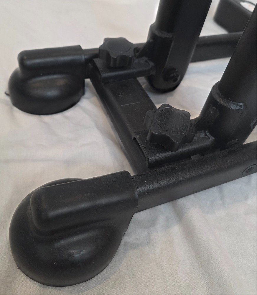 The DB Method Black Padded Seat Exercise Foldable Squat Workout Machine