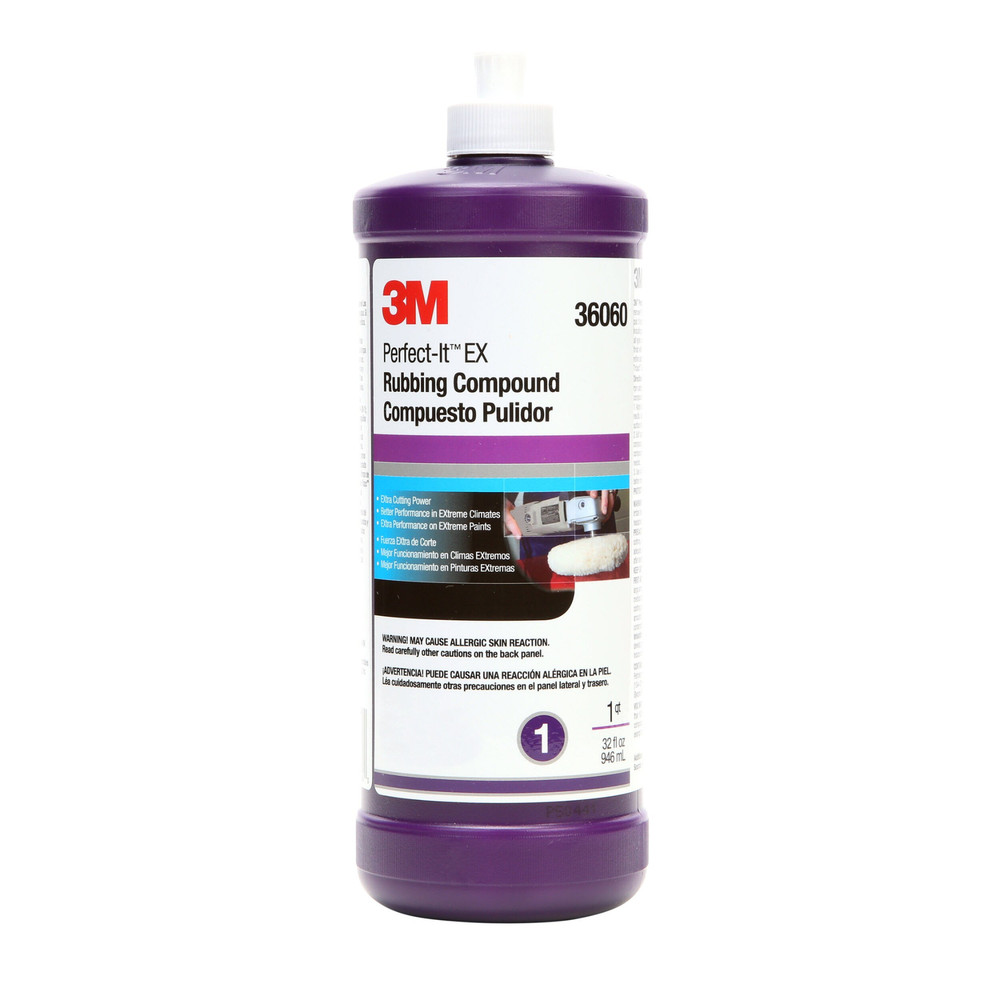 3M Perfect-It EX AC Rubbing Compound (36060): 1 qt.