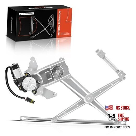 Front Passenger Side Power Window Regulator with Motor Front Passenger (RH)