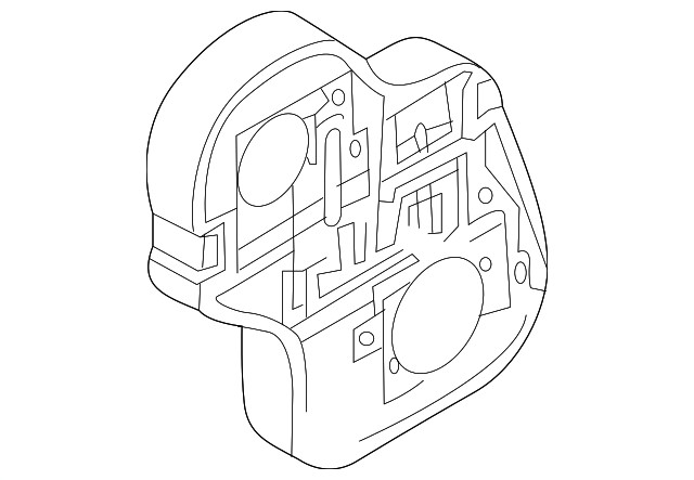 Genuine Volkswagen Socket Plate 5k0945260