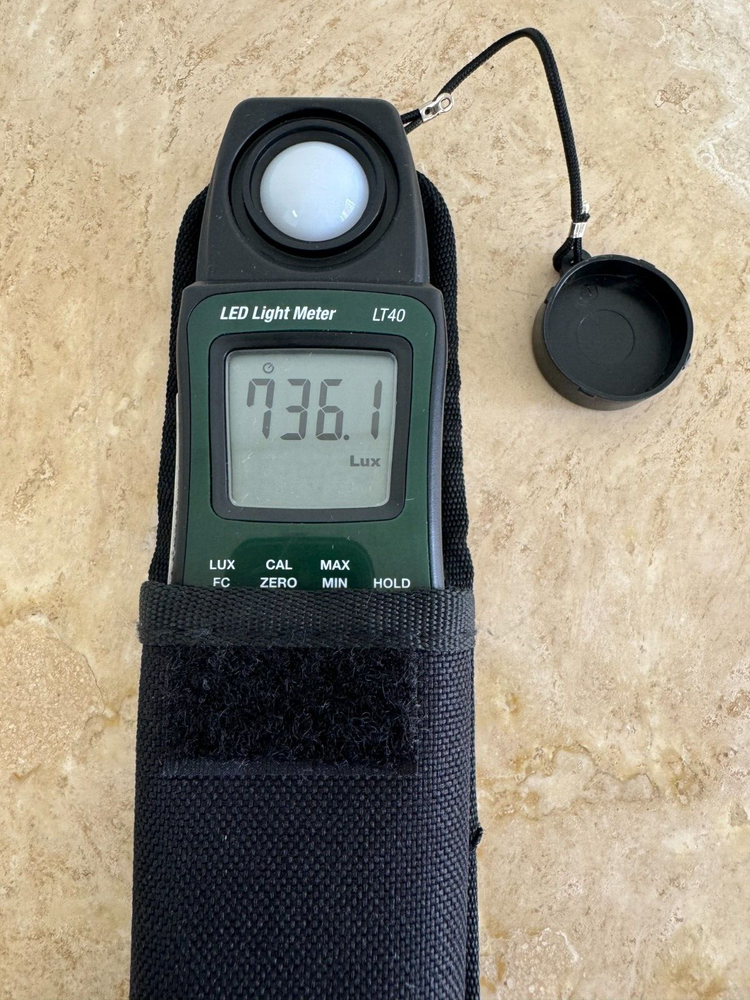 Extech LT40 LED Light Meter With Case #16431