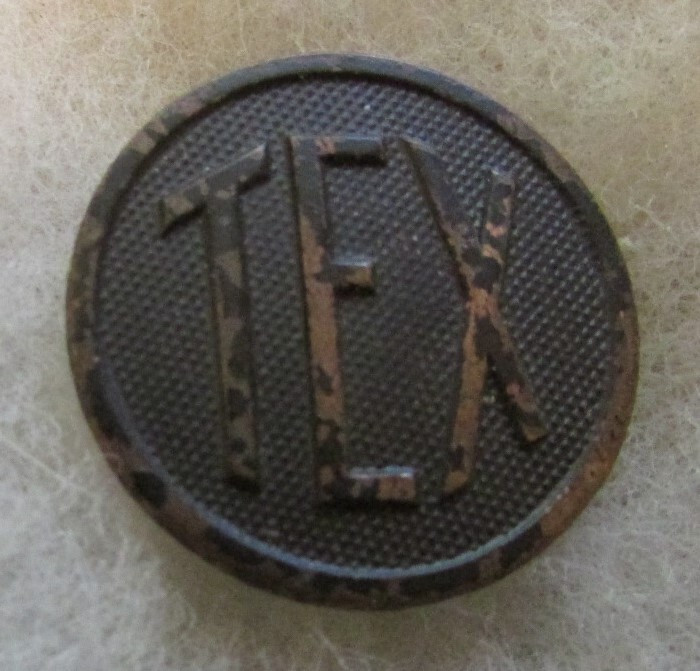 WW1 US Army Texas State Collar Disc with nut