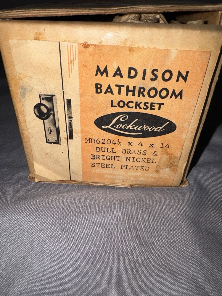 Lockwood Madison Bathroom Lock Set In Box