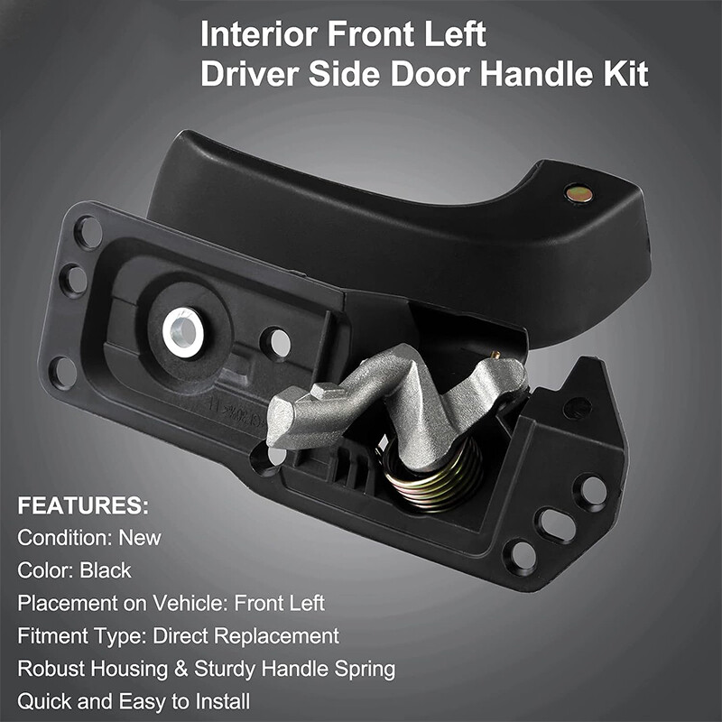 Front Left Interior Door Handle Kit For 2007-2014 Chevy Silverado Avalanche Subu