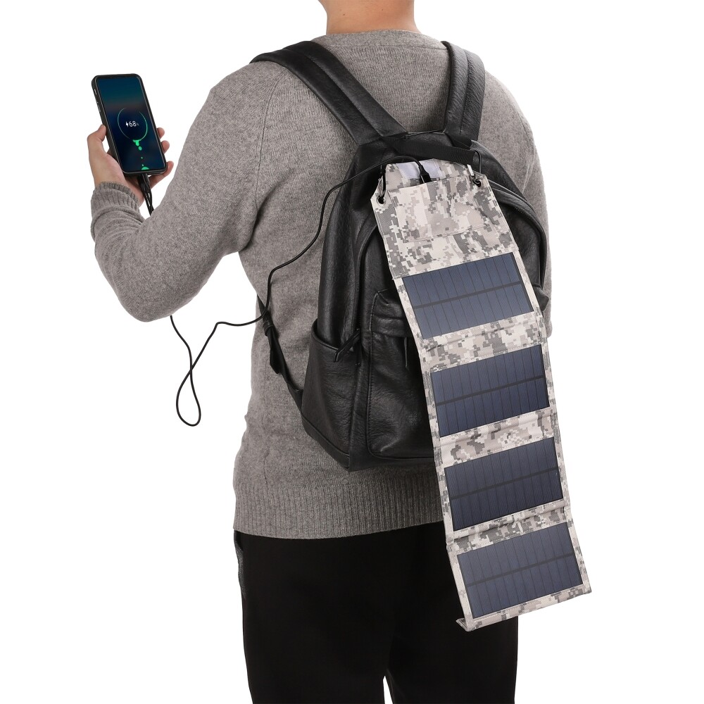 Foldable Solar Panel Mat 40W 5V Portable Caravan Camping Power Solar Charger