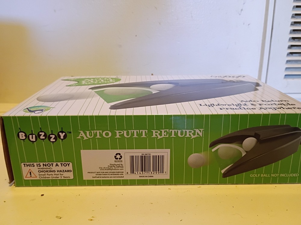 Buzzy Auto Putt Return Device NEW Lightweight Practice Putting