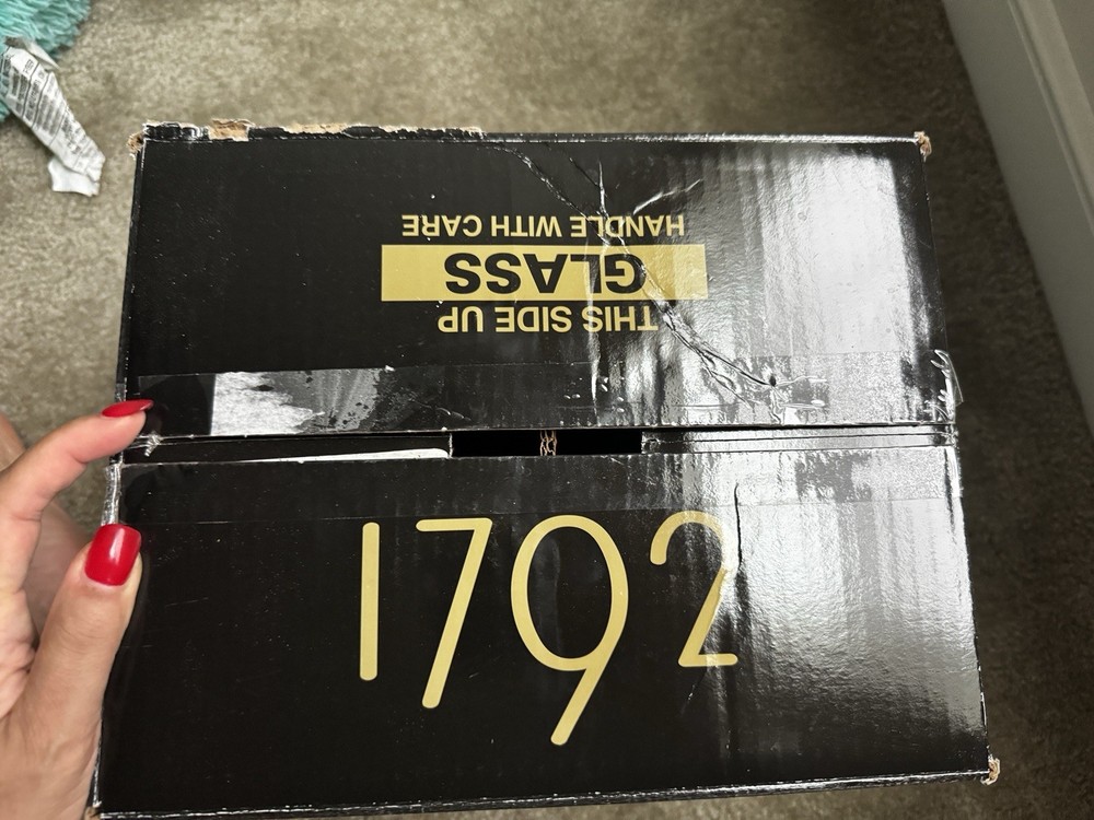 1792 full proof empty Single Barrel Select Kentucky bourbon Straight plus box