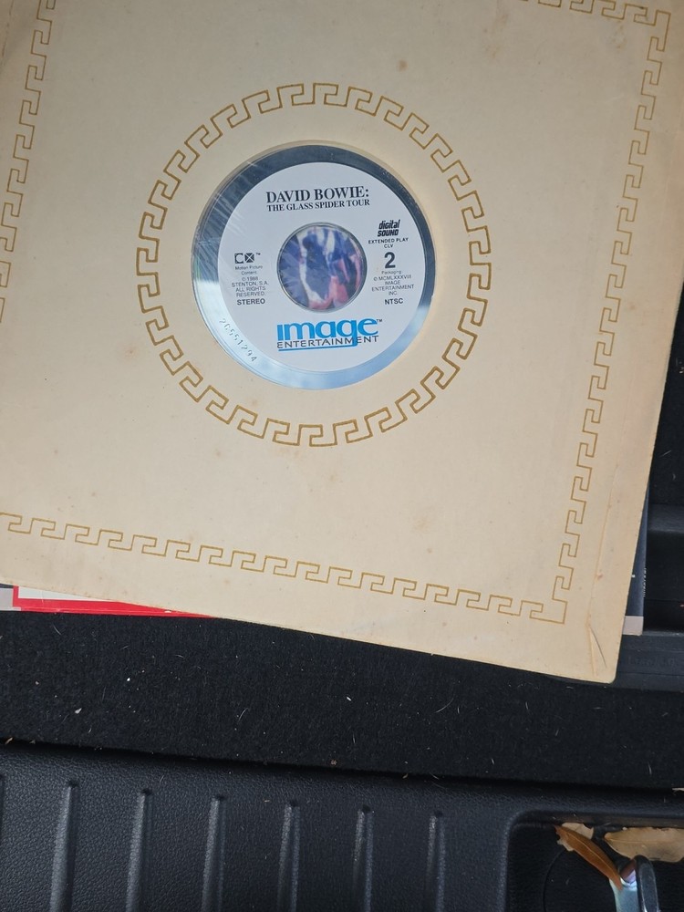 David Bowie Glass Spider Lazerdisc