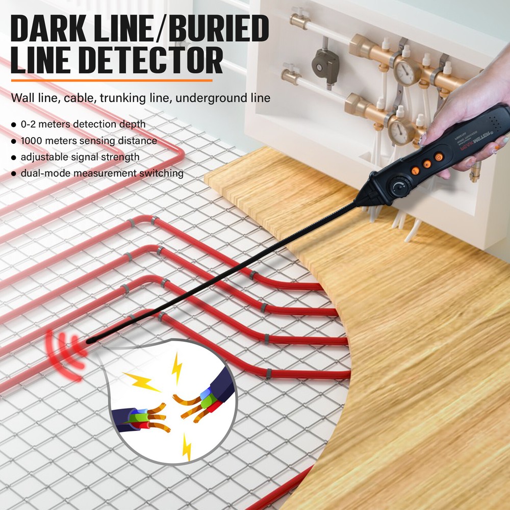 Multi-function LCD Wire Tracer Analog Detector Network Cable Test Cable Locator