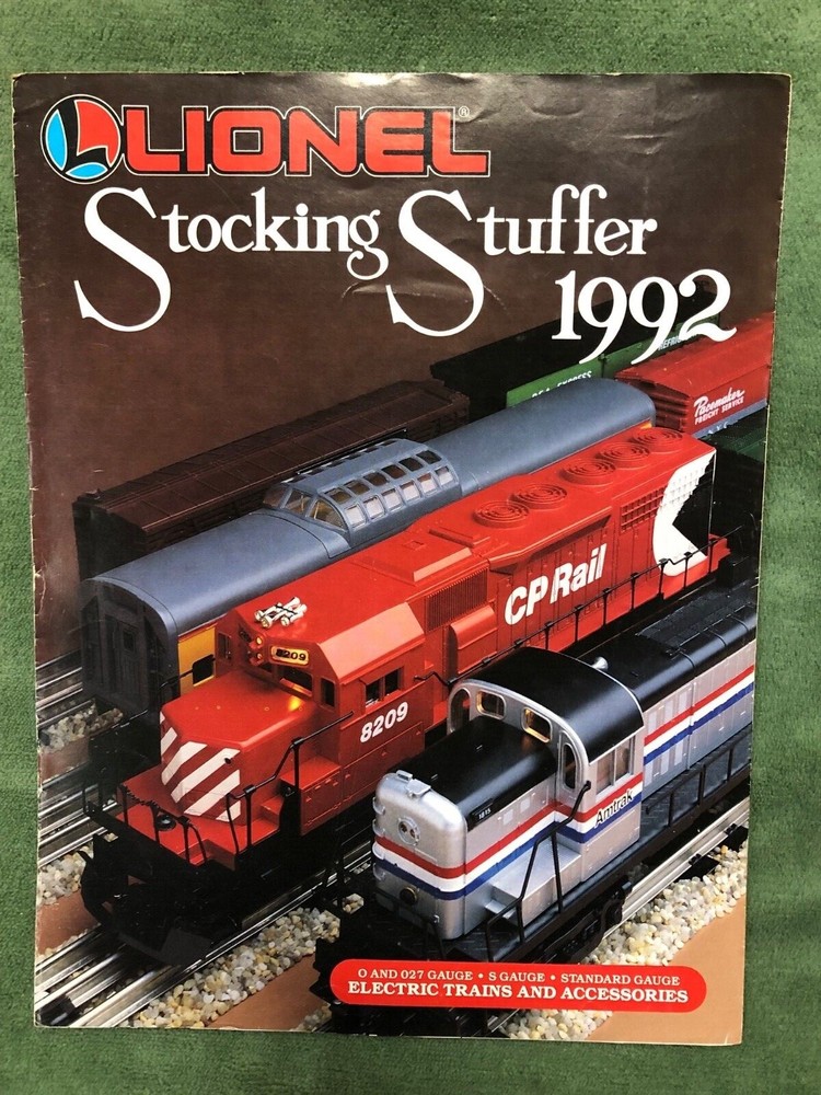 Lionel Train Catalogs 1992 Book One, Book Two, & Stocking Stuffer