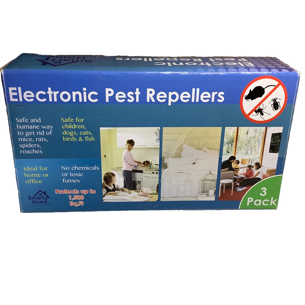 Smart Home Electronic Pest Repellers - 3 Pack