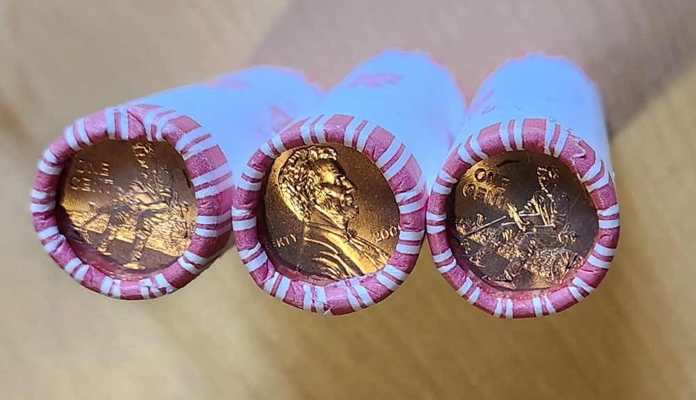 3 ROLLS 2009-P LINCOLN CENT ‘OBW’ FORMATIVE YEARS