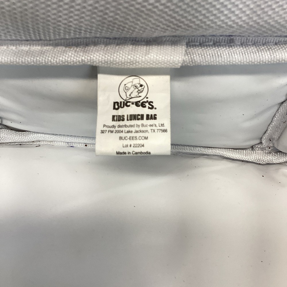 BUC-EES BLUE Zippered Lunch Box Tote