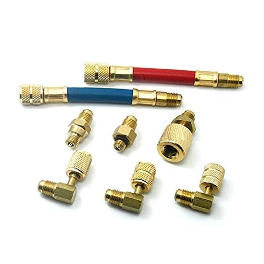 Air Condition Refrigeration Connector R134a R12 Converting Adapter AC Hose