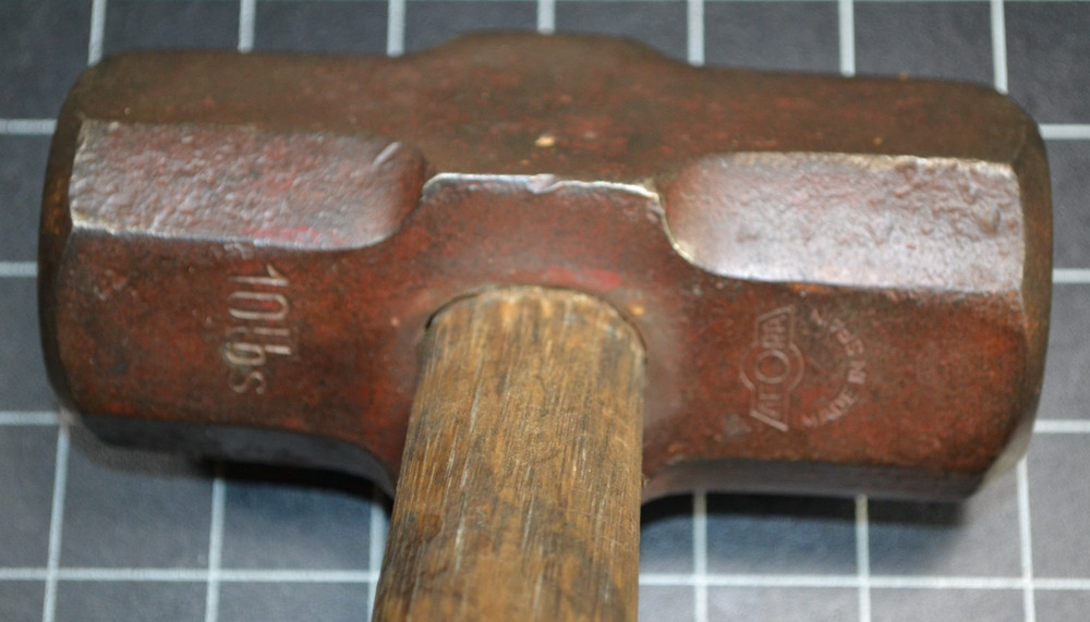 AFORA - MADE IN SPAIN - 10# - BLACKSMITH SLEDGE HAMMER