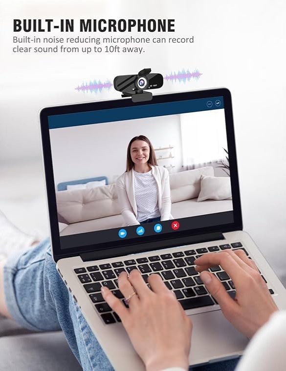 Auto Focus HD Video Webcam 1080p