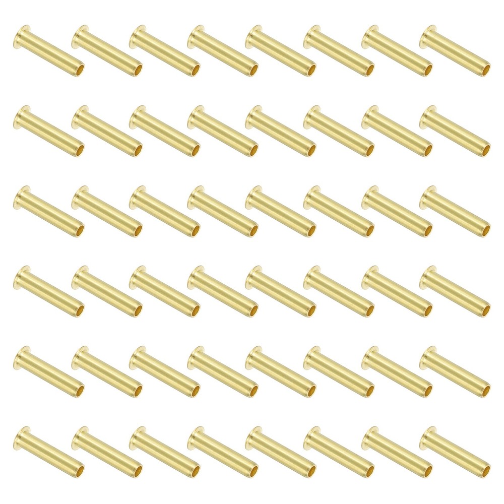 75Pcs 5mm OD x 3mm ID Tube Brass Compression Insert
