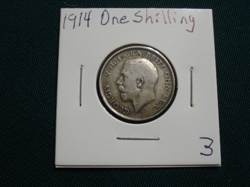 1914 One Shilling Great Britain