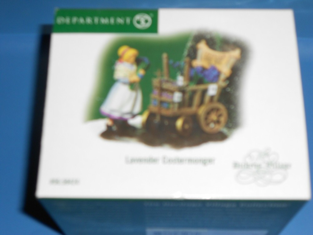 DEPT 56 DICKENS' Accessory LAVENDER COSTERMONGER (T) NIB