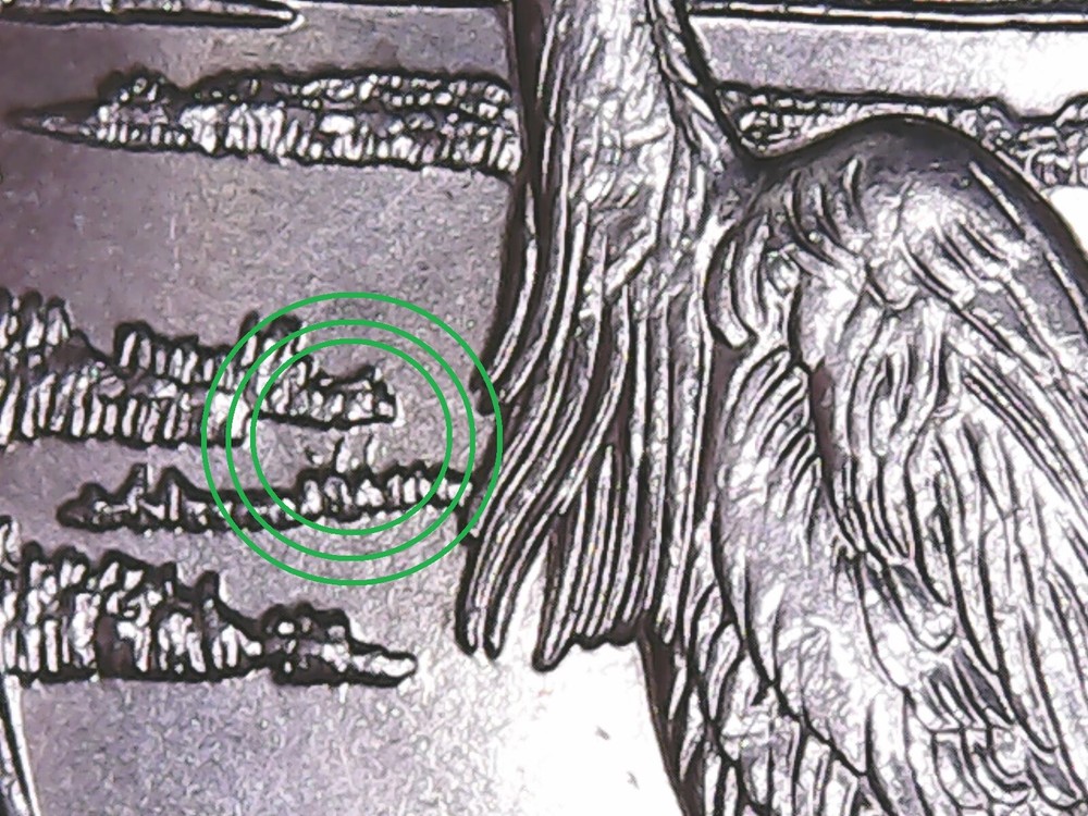 2015 P Bombay Hook ATB Quarter WDDR-012 Doubled Die Reverse Mint Error.