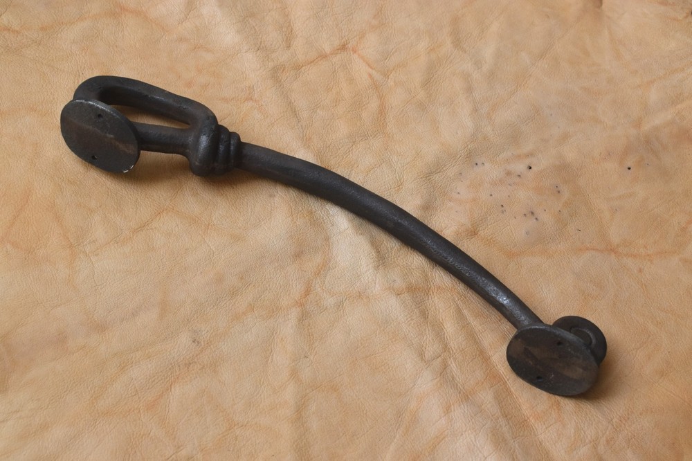 Vintage style Cast iron Large Front door gate Twisted Rope Shape pull handle
