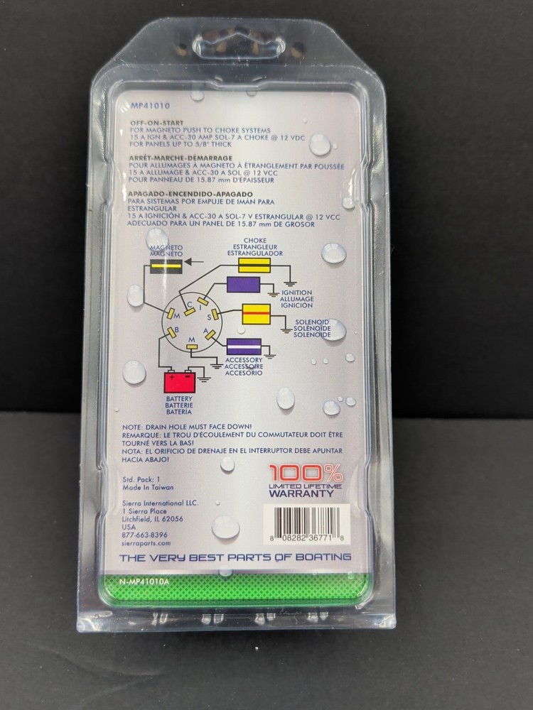 Sierra Ignition Switch #MP41010