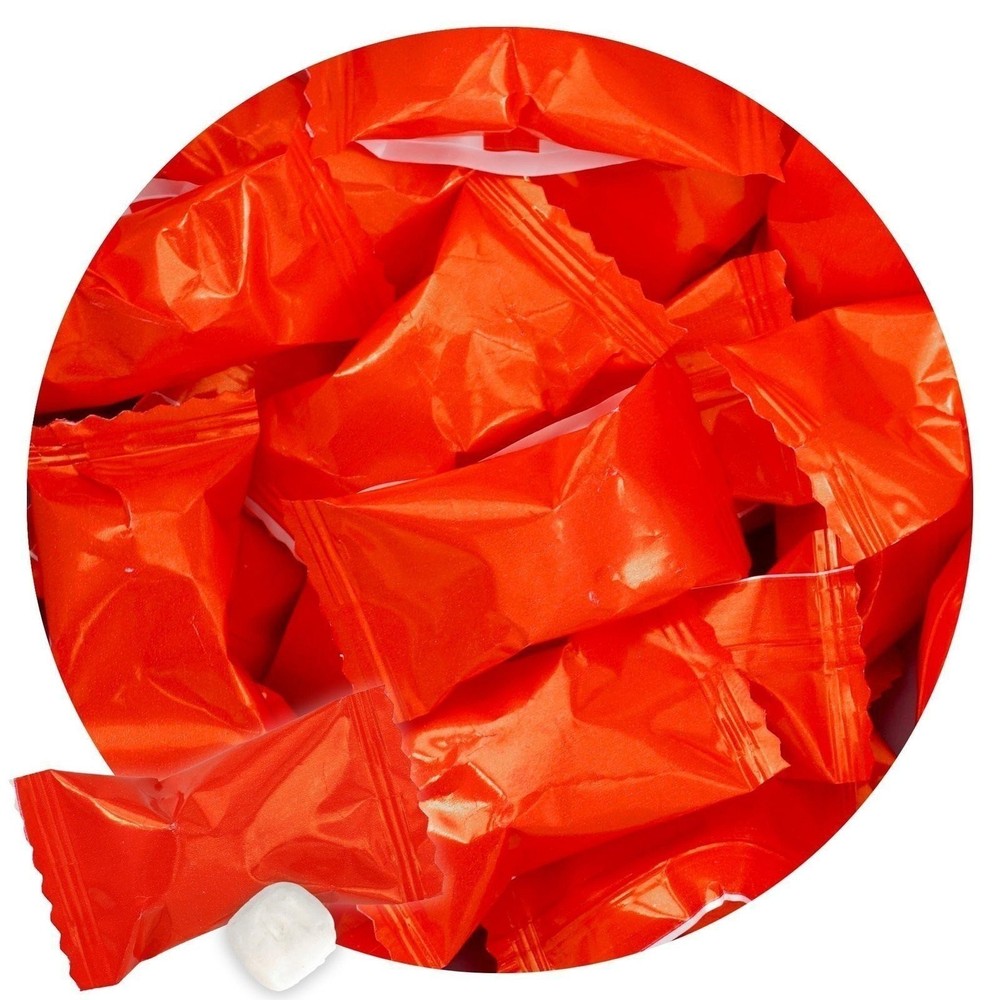 Red Buttermints, 2 Pound Bulk Bag, After Dinner Mints, Approximately 240...